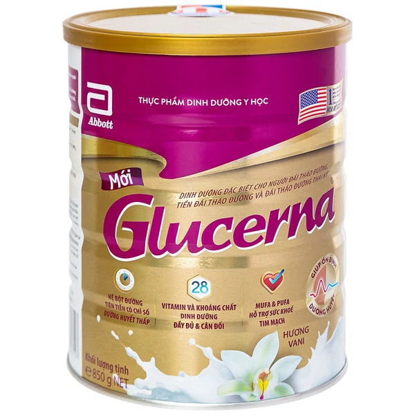 Sữa bột Abbott Glucerna DC - hộp 400g Việt Nam (dành cho người bị tiểu đường) (Mẫu mới 380g)